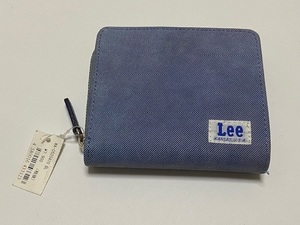 Lee リー デニム風 ラウンドジップ 2つ折り財布 展示未使用品