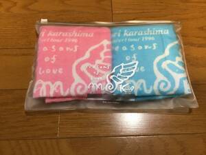 辛島美登里 恋愛事情 タオル セット ライブ コンサート ツアー 1996 グッズ 中古