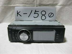 K-1580　メーカー不明　品番不明　フロント USB　1Dサイズ　DVDデッキ　未チェック品
