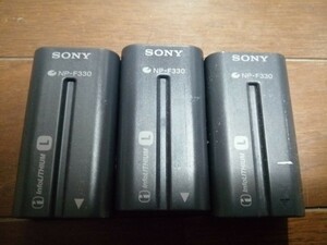 SONY ソニー NP-F330 バッテリー　まとめ　３点