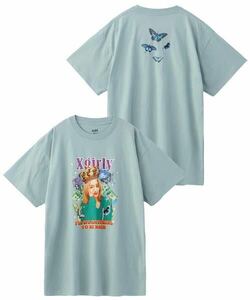 X-GIRL X YURINO POP DIVA S/S TEE Tシャツ エックスガール ユリノ サイズ：着丈71cm肩巾53cm身巾56cm袖丈19cm