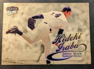 【1999 FLEER ULTRA】ニューヨーク・ヤンキース 伊良部秀輝 PLATINUM MEDALLION ９９枚限定カード【シリアルNo.02/99】