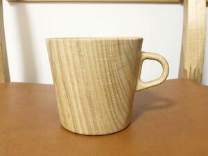 木製　コーヒーカップ　マグカップ　天然木　木糸土　モクシド