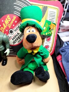 【1999年・タグ付・未使用】SCOOBY-DOO LEPRECHAUN BEAN BAG スクービー・ドゥー ハンナ・バーベラ ぬいぐるみ トムとジェリー クルッパー