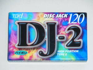 カセットテープ ◎ TDK!　DISC JACK 120 DJ-2 ハイポジ　往復120分/片面60分 ◎