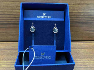 SWAROVSKI ピアス ブラックストーン