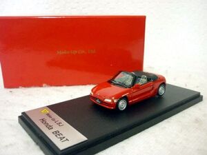 Make Up LSJ ホンダ ビート 1/43 ミニカー 赤 HONDA BEAT PP1