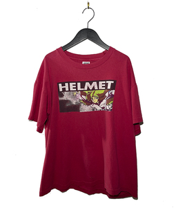 VINTAGE HELMET TEE SIZE L MADE IN USA