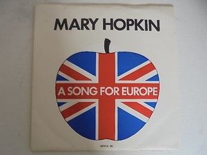 Appleシングルレコード Mary Hopkin『 KNOCK, KNOCK WHO,S THERE? 』UK盤 APPLE 26 PS付美品