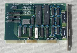 動作未確認 中古 CONTEC COM-2(PC)F シリアル通信ISAボード ジャンク916