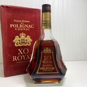 【1円スタート】 Prince Hubert DE POLIGNAC XO ROYAL プリンスユーベル ポリニャック XO ロイヤル コニャック ブランデー700ml 40％ 箱