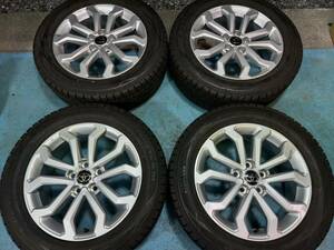 中古スタッドレス カローラクロス 純正 17インチ ダンロップ SJ8 215/60R17 2021年 溝あり