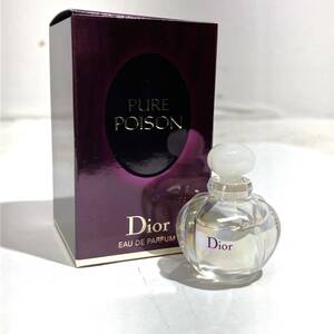 (志木)【未使用】クリスチャンディオール Pure POISON ピュアプアゾン ピュアプワゾン オードパルファム 5ml EDP ミニ香水 フレグランス