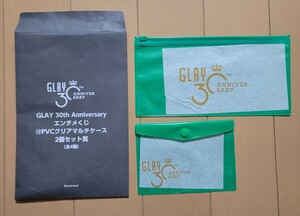 GLAY 30th Anniversary エンタメくじ ⑫PVCクリアマルチケース 2個セット賞 TAKURO