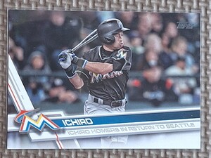 2017 Topps Update #US80 ICHIRO SUZUKI Friendly Fire Miami Marlins New York Yankees Seattle Mariners Orix BlueWave