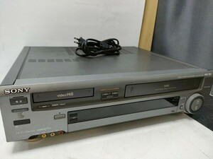 管理1300 SONY ソニー ビデオカセットレコーダー VHS Hi-Fi ステレオ Hi8 WV-TW1 通電のみ キズあり