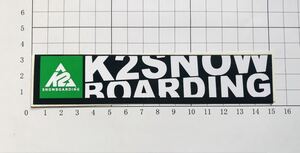 K2 snowboarding Rare ステッカー ケーツースノーボーディング レア ステッカー2