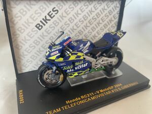 ixo 1:24 Honda RC211-V MotoGP 2004 TEAM TELEFONICA MOVISTAR #15 S.GIBERNAU イクソ　ミニカー バイク ホンダ レーシング　激レア　稀少