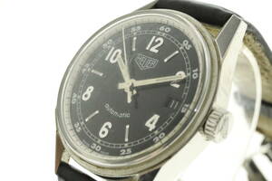LVSP6-6-10 7T062-10 HEUER ホイヤー タグホイヤー 腕時計 WS2111 カレラ デイト 自動巻き 約47g メンズ シルバー 動作品 中古