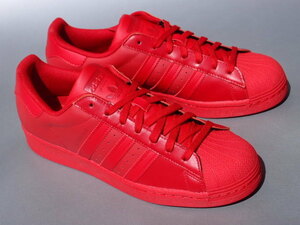 デッド!! 28cm 新品 20年製 限定 adidas SUPERSTAR スーパースター 赤ｘ赤 28cm オール赤 天然皮革