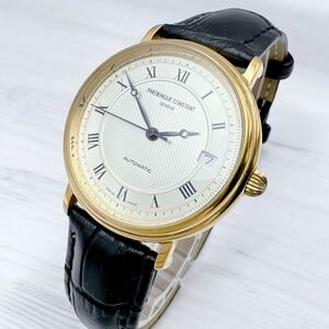 稼働品 FREDERIQUE CONSTANT Classic フレデリック コンスタント クラシック 腕時計 メンズウォッチ 自動巻き 裏スケ デイト ゴールド