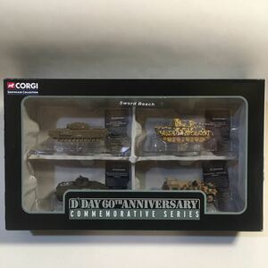 コーギー CORGI SHOWCASE COLLECTION D-DAY 60TH ANNIVERSARY (M-327) ・churchill Tank / PanzerⅤ / Greyhound / Kueblwagen