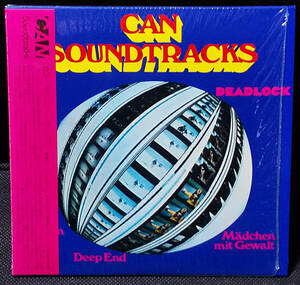 [帯付・紙ジャケ] CAN - Soundtracks 国内盤 Remastered CD P-Vine - PCD-22202 カン 2005年 Holger Czukay, Damo Suzuki