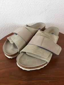 42（27.0cm）｜BIRKENSTOCK ビルケンシュトック KYOTO 京都 G.トープ 1019205 レギュラー幅 SFB ベロア サンダル (新品)(正規品)(即決)