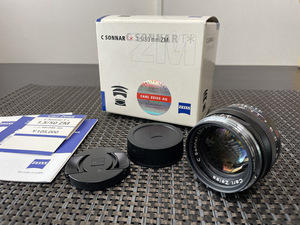 【超美品】Carl Zeiss C Sonner T* 1.5/50ZM カールツァイス ソナー フィルター付き　動作確認済み 