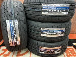 ◆在庫あり! 即納! 4本Set 235/50R19 235/50-19 TOYOプロクセスコンフォート2S C2S 60系ハリアー メルセデス・ベンツ GLA GLB アウディQ3