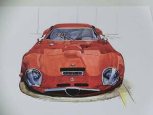 bowイラスト-140/アルファロメオジュリア TZ2 / Alfa Romeo Giulia TZ2 // Zagato / SZ