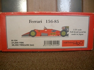 ■1/20 モデルファクトリーヒロ Ferrari 156/85 マルボロデカール付き メタル製フルディテールキット