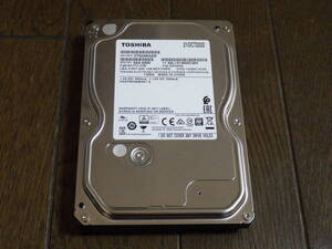 TOSHIBA DT02ABA200 2TB 使用時間６３時間