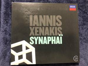 IANNIS XENAKIS - SYNAPHAI CD / デジパック クセナキス