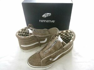 VANSバンズ×nonnativeノンネイティブ センタージップハイカットスニーカーV38NONNATIVE SK8-HI/ZIP US9/27.0