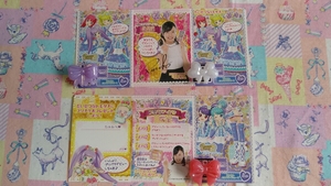 プリパラ　販促品　非売品　こじるり　ぴかりん　バタフライワンピース　バタフライシューズ　プリパラアイドル認定書　小島瑠璃子