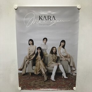 A75072 ◆KARA　MOVE AGAIN 　タワーレコード特典 B2サイズ(515mm×728mm) ポスター ★同梱で送料追加なし★