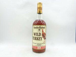 【1円】～ WILD TURKEY 8年 ワイルド ターキー ケンタッキー バーボン ウイスキー 金キャップ 750ml 50,5% 未開封 古酒 X99585