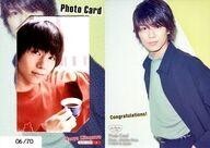 中古コレクションカード(男性) Photo Card ： 北川尚弥/生写真カード(衣装赤・右手コップ)(/70)/JUNON 北川尚弥