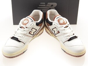 新品/NEW BALANCE/ニューバランス/BB550VGC/ユニセックス/550 VINTAGE PACK/WHITE/BROWN/BLACK/ホワイト/ブラウン/ブラック/ワイズD/23.5cm