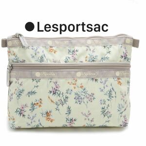 ★ LESPORTSAC「レスポートサック」LeSportsac COSMETIC CLUTCH （チアフルブルームス）ポーチ コスメポーチ