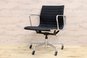 GMHH383B○Herman Miller / ハーマンミラー イームズ アルミナムチェア 布張 ヴィンテージ オフィスチェア ワークチェア ※訳あり