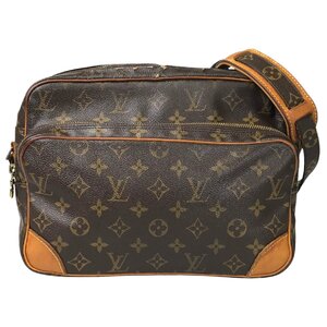 【1円～】 ルイヴィトン LOUIS VUITTON バッグ ショルダーバッグ ナイル M45244 AR1021 モノグラム ブラウン レザー 中古