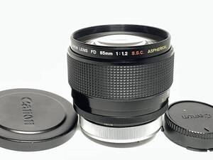 希少品 キヤノン FD 85mm F1.2 S.S.C ASPHERICAL