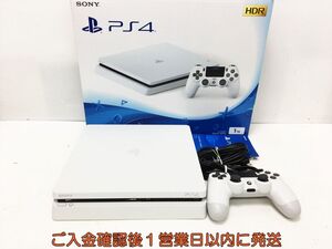 【1円】PS4 本体 セット 1TB ホワイト SONY PlayStation4 CUH-2200B 初期化/動作確認済 FW12.00 G07-184tm/G4