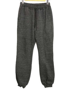 ノンネイティブ nonnative DWELLER EASY PANTS C/P/R SWEAT 2024AW チャコール ダークグレー スウェット イージー パンツ 裏起毛 1