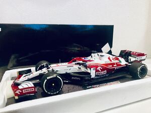 【送料無料】1/18 Minichamps ALFA ROMEO RACING アルファロメオ C41 #7 K.Raikkonen ライコネン FINAL RACE ABU DAHBI 2021