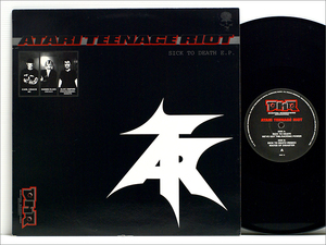 ドイツ盤 4曲12インチ・レコード● ATARI TEENAGE RIOT アタリ・ティーンエイジ・ライオット SICK TO DEATH E.P. ( DHR-12,ALEC EMPIRE,ATR