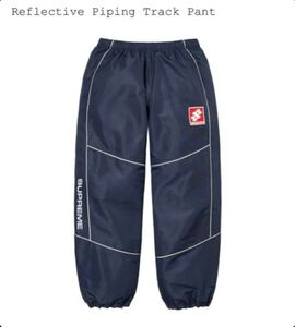 supreme 24fw Reflective Piping Track Pant トラックパンツ L / box logo hoodie stussy シュプリーム