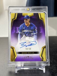 ボビーウィットJr Topps auto 直書きサイン five star 直筆サイン Bobby Witt Jr. ラストナンバー 